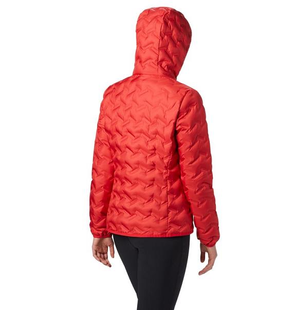 Columbia Delta Ridge Down Jacket Red For Women's NZ2763 New Zealand